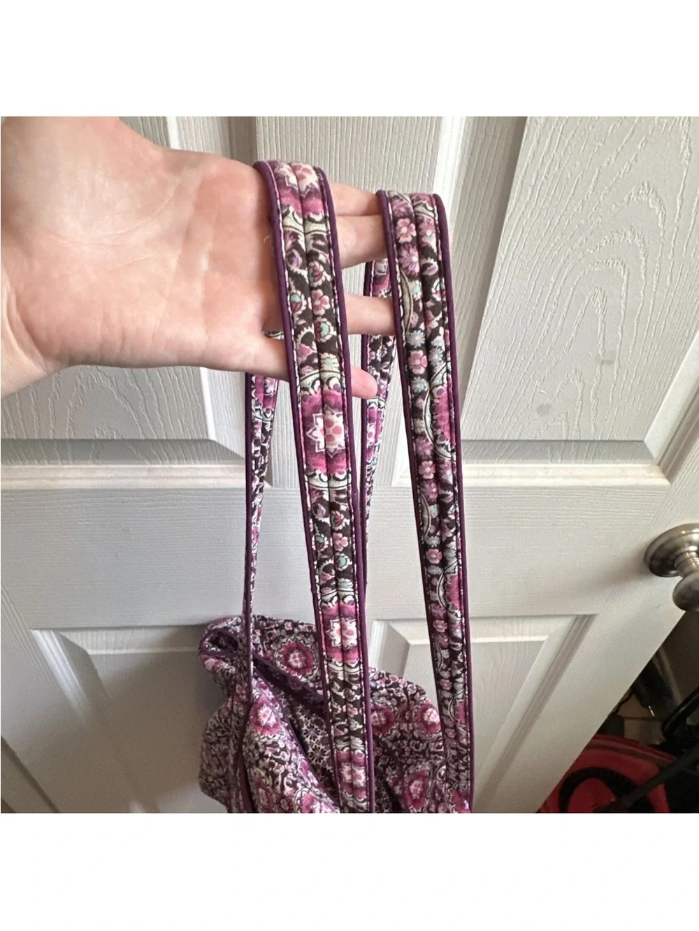 Vera Bradley Quilted Lilac Medallion Tote Bag